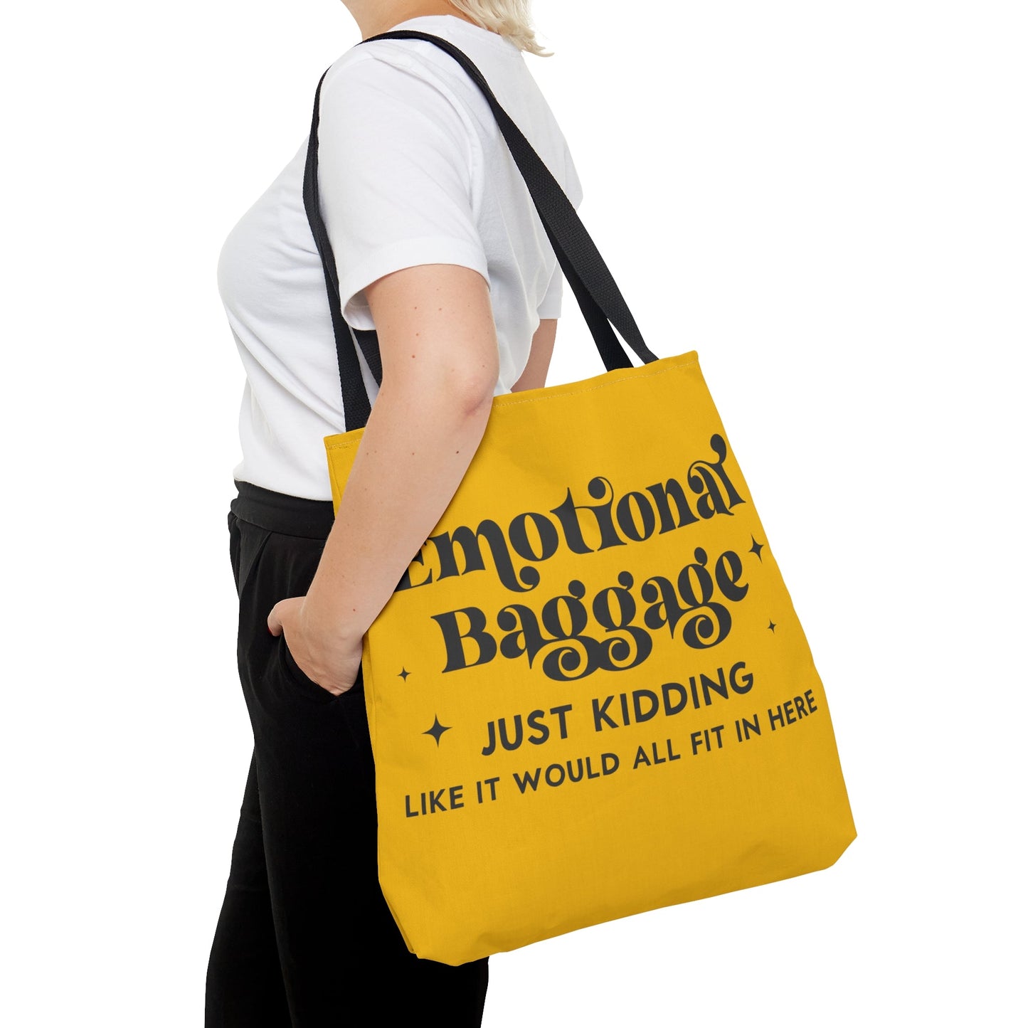Emotional Baggage Yellow Tote Bag - holistichunnie.com
